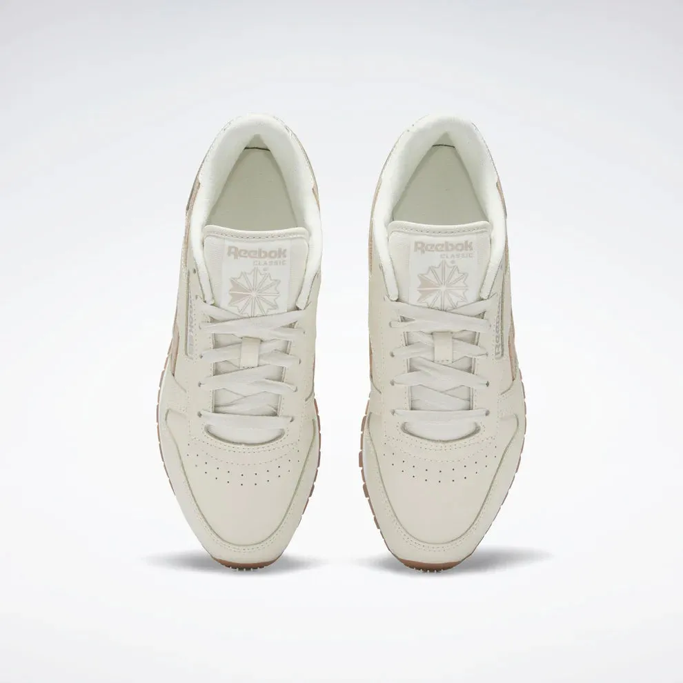 Womens Classic Leather - Alabaster/Beige