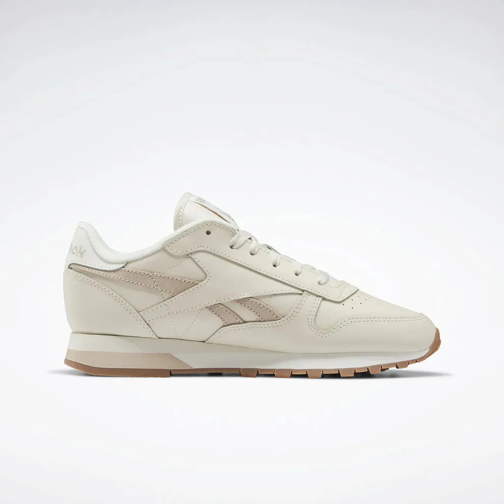 Womens Classic Leather - Alabaster/Beige