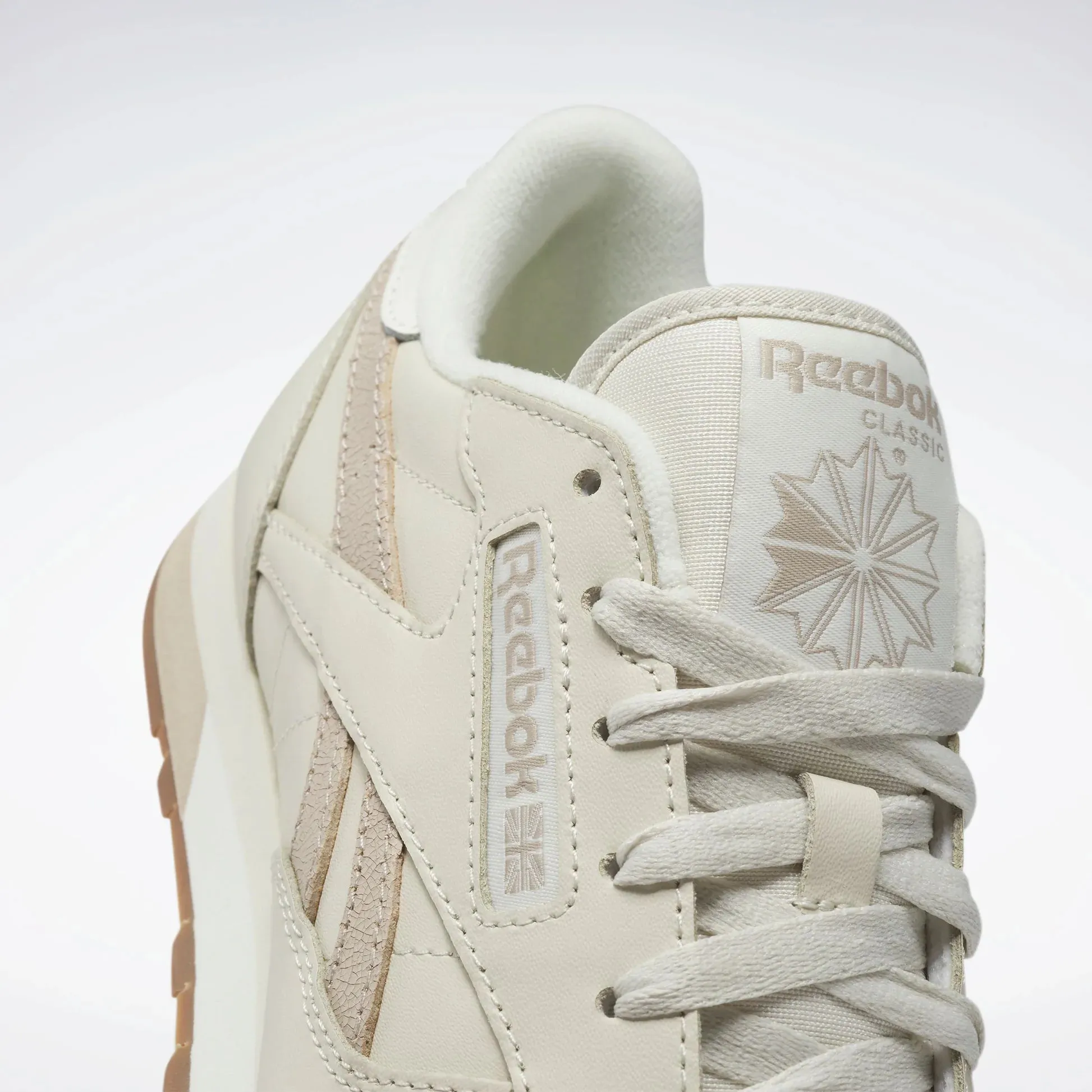 Womens Classic Leather - Alabaster/Beige