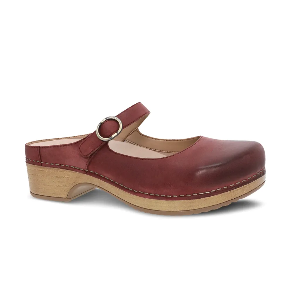 Women's Dansko Bria Color: Cinnabar Burnished Nubuck