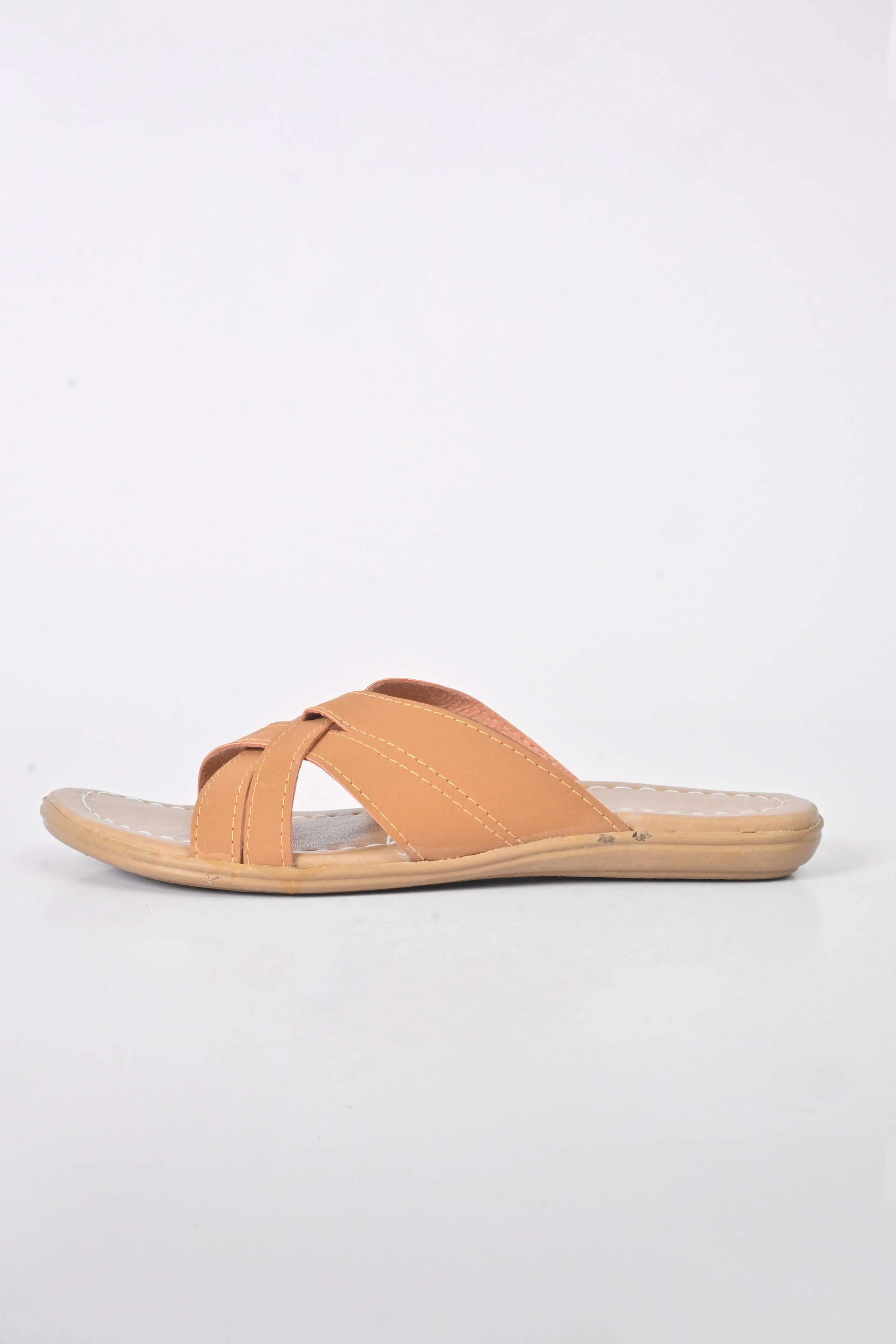 Women's Embu Cross Straps Style Soft Chappal