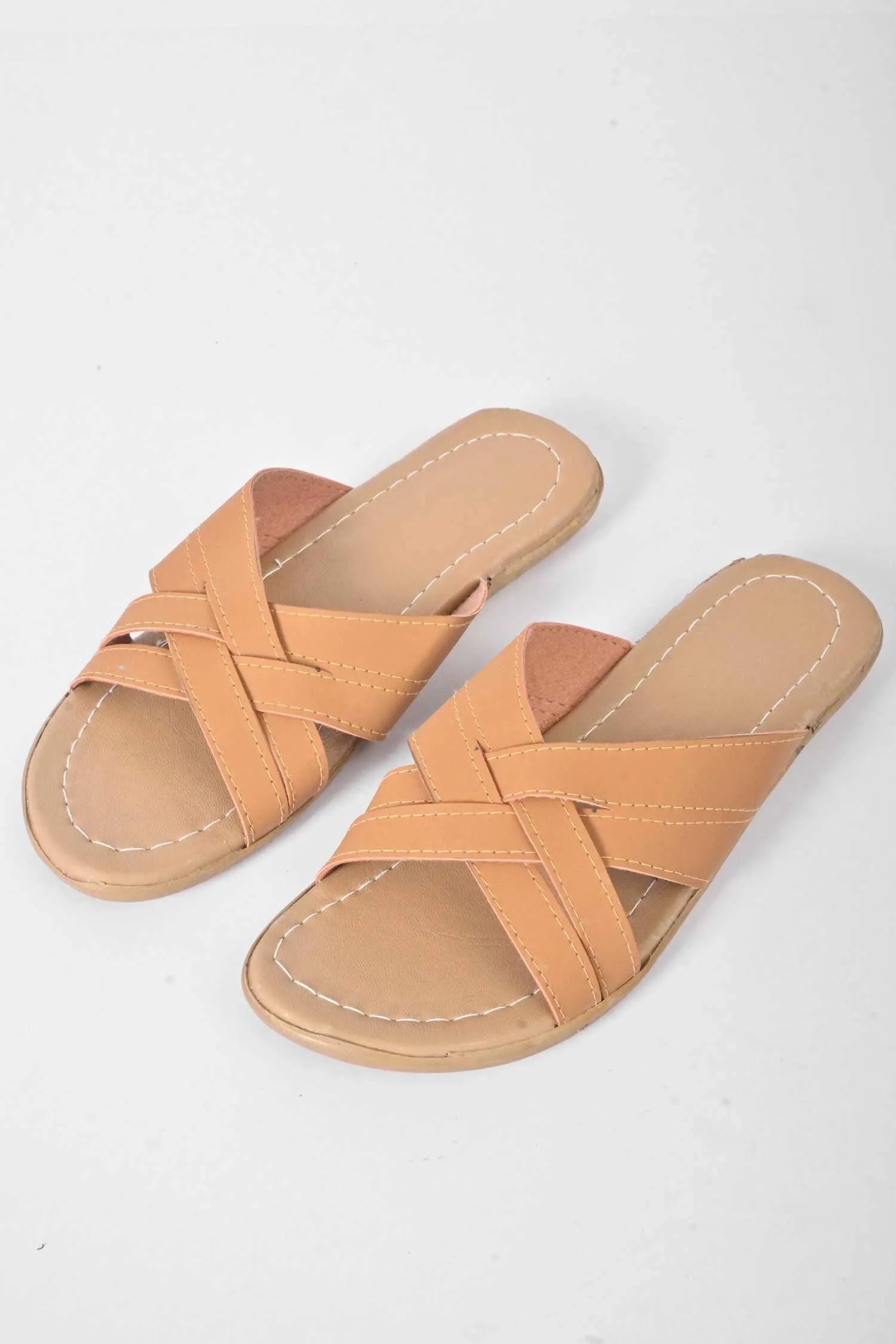 Women's Embu Cross Straps Style Soft Chappal