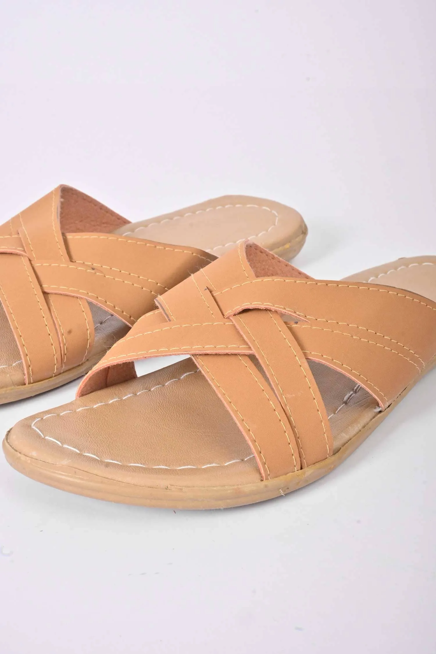 Women's Embu Cross Straps Style Soft Chappal