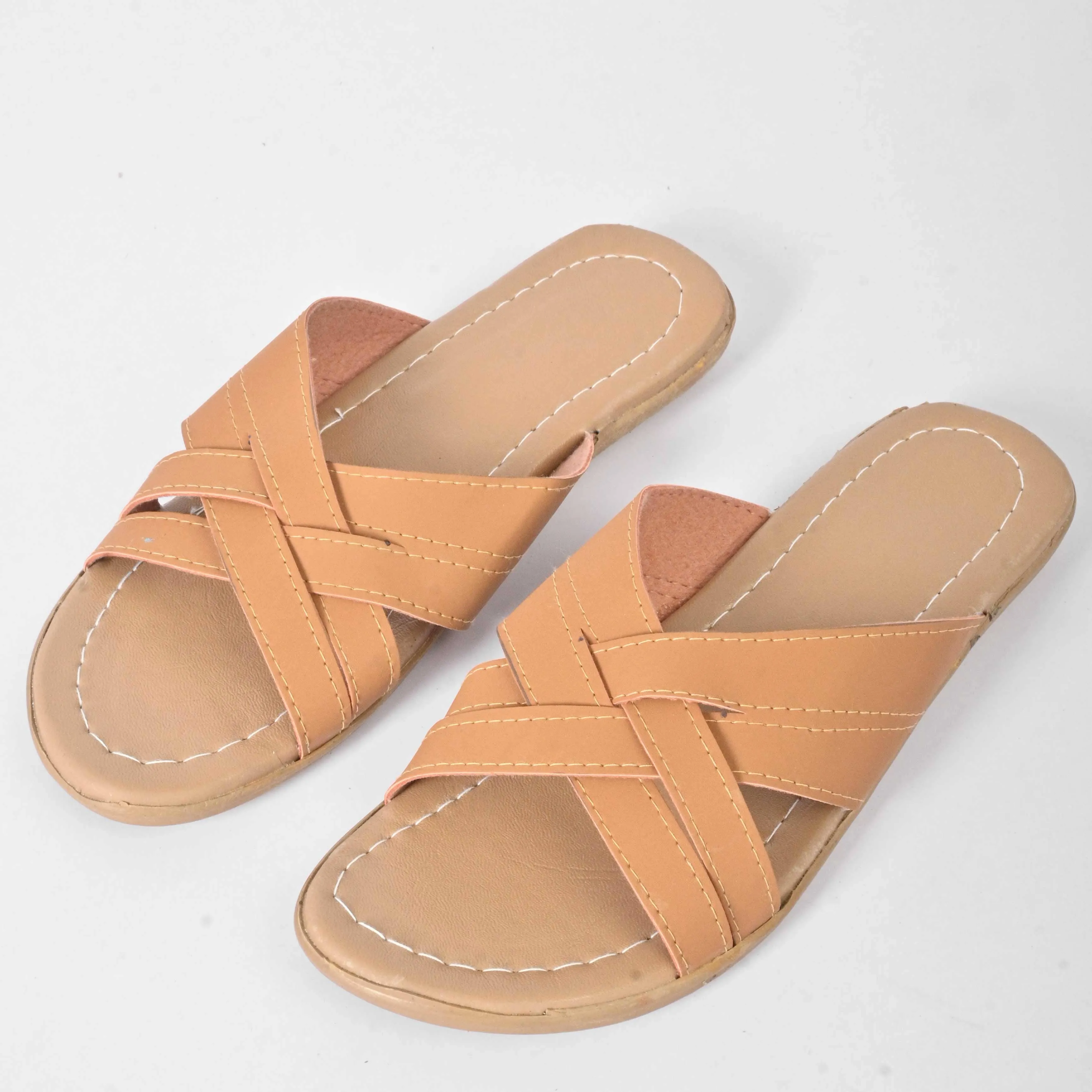 Women's Embu Cross Straps Style Soft Chappal