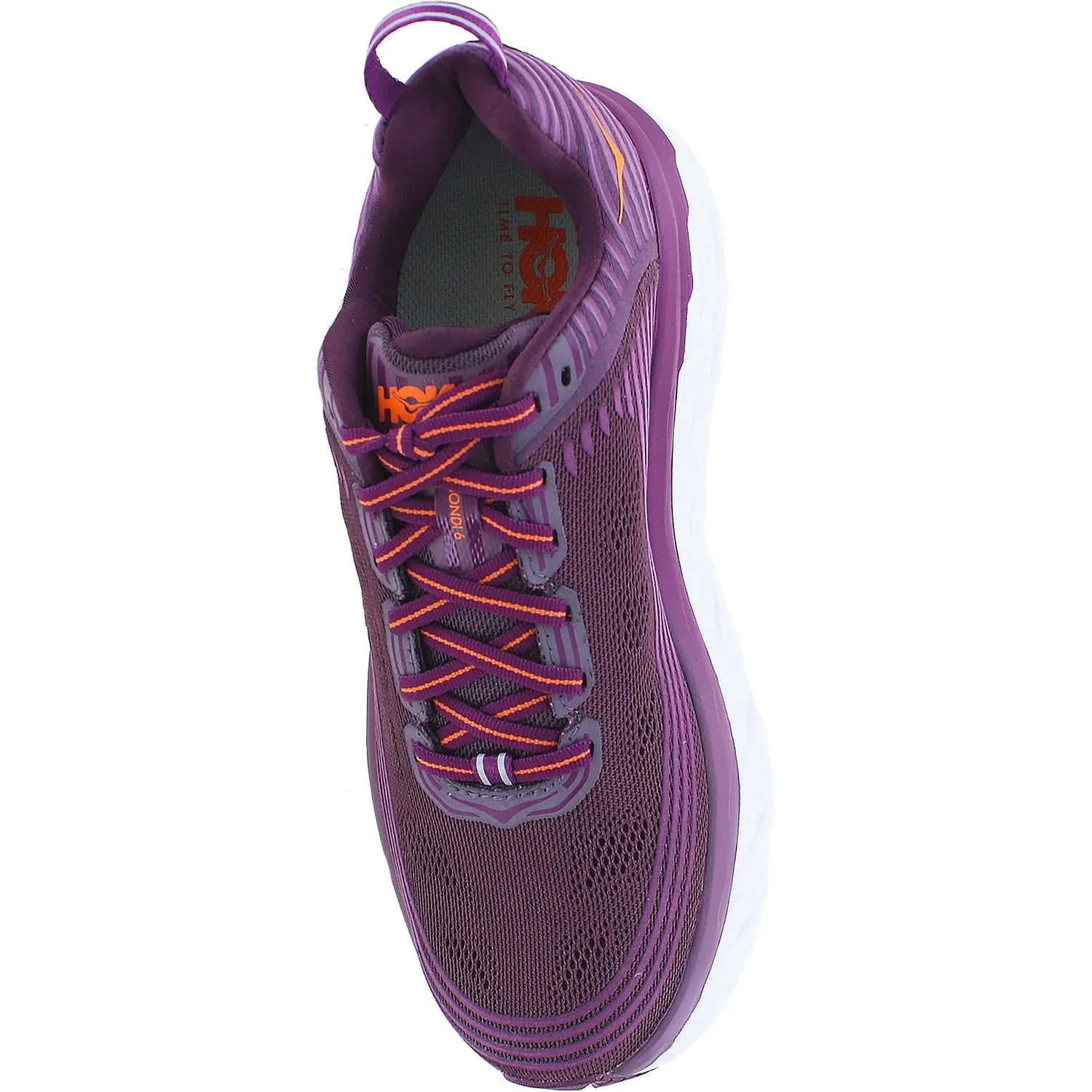 Women's Hoka One One Bondi 6 Arctic Dusk/Grape Juice Mesh