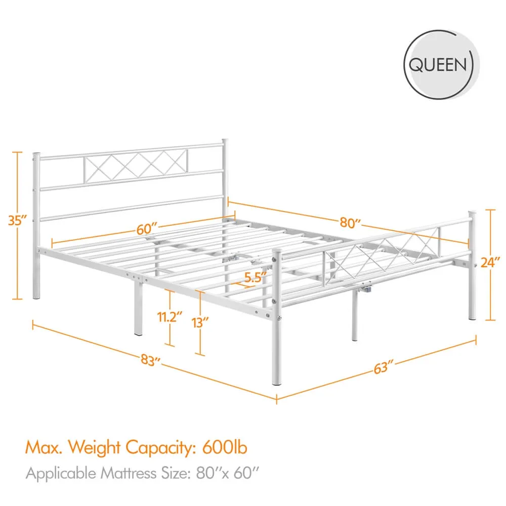 Yaheetech Metal Bed Frame