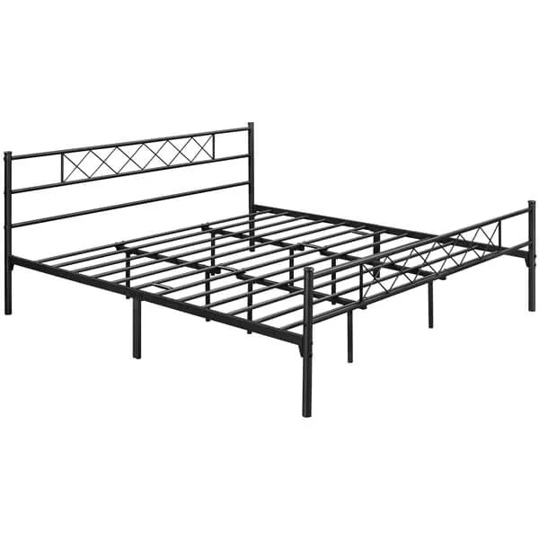 Yaheetech Metal Platform Bed Frame